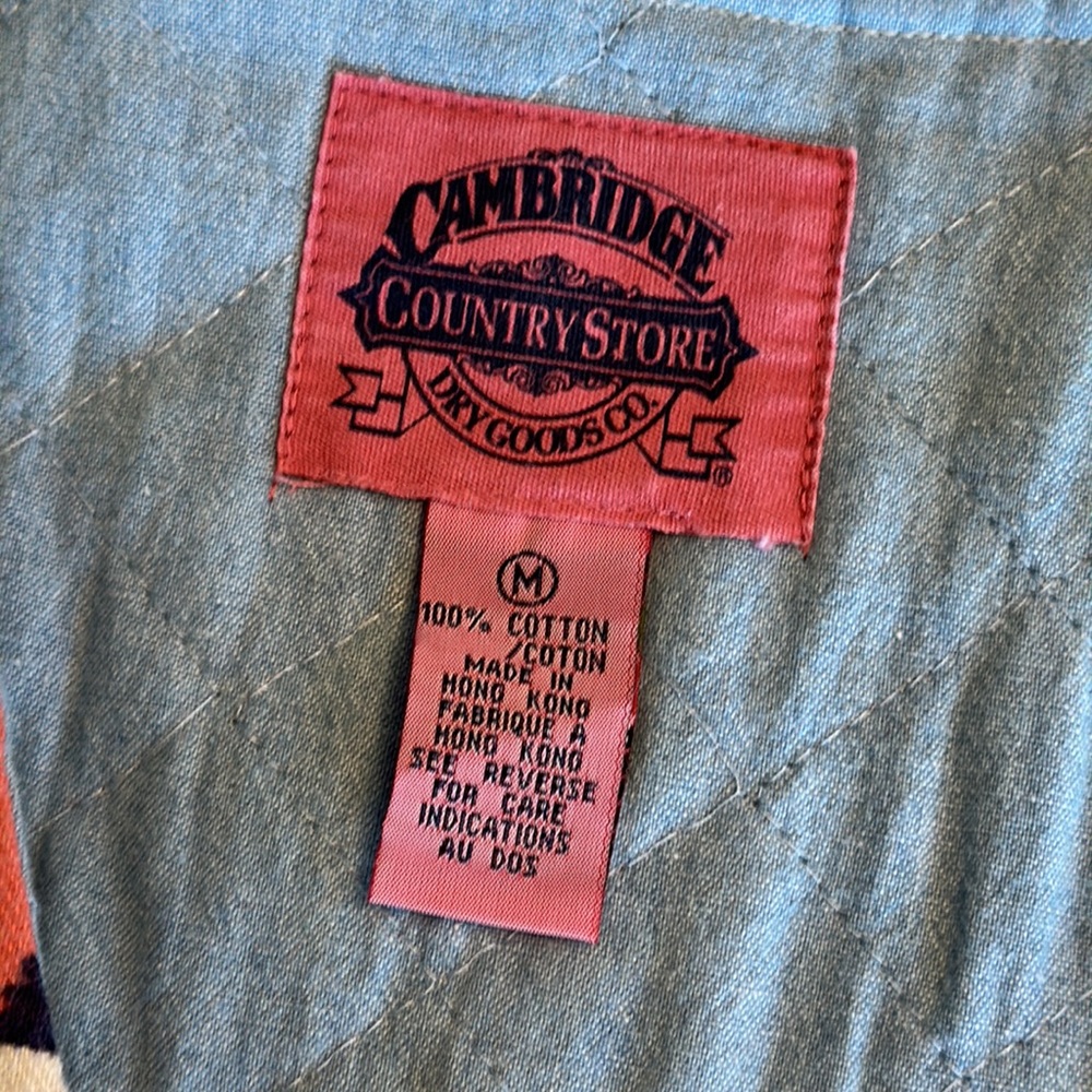 Cambridge Dry Goods Patchwork Vest - image 6